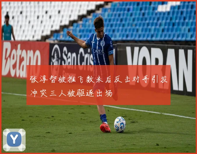 张淳智被推飞数米后反击对手引发冲突三人被驱逐出场